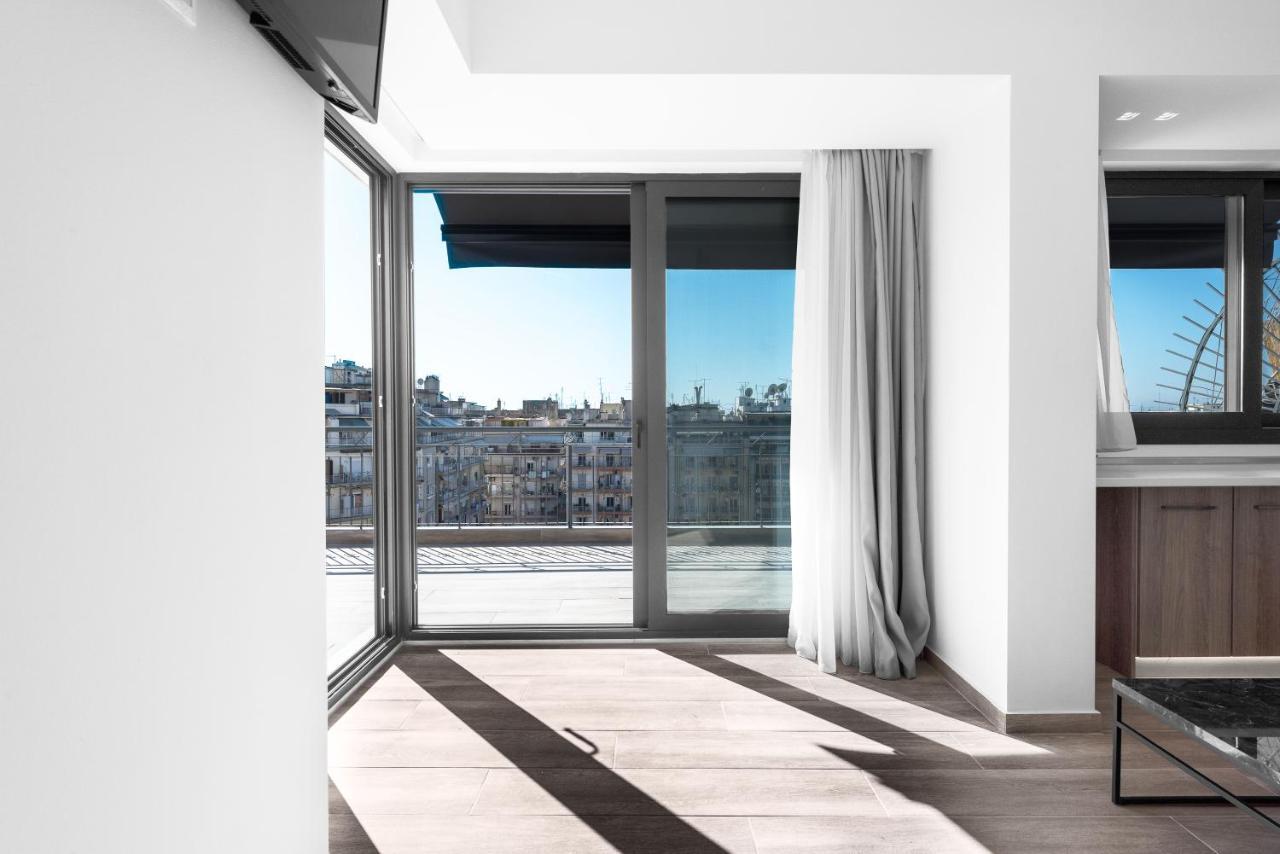 Apartamento Penthouse Level 8, Nilie Hospitality Mgmt Tesalónica Exterior foto